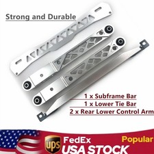 Silver Rear Lower Suspension Control Arms for Mitsubishi Mirage 97-01 Proton 1.6