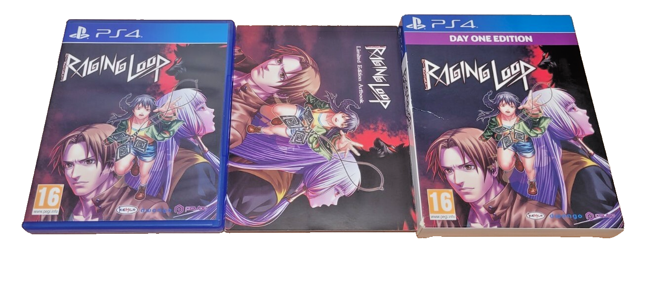 Raging Loop Day One Edition PS4 Playstation 4 & PS5 Compatible & Artbook