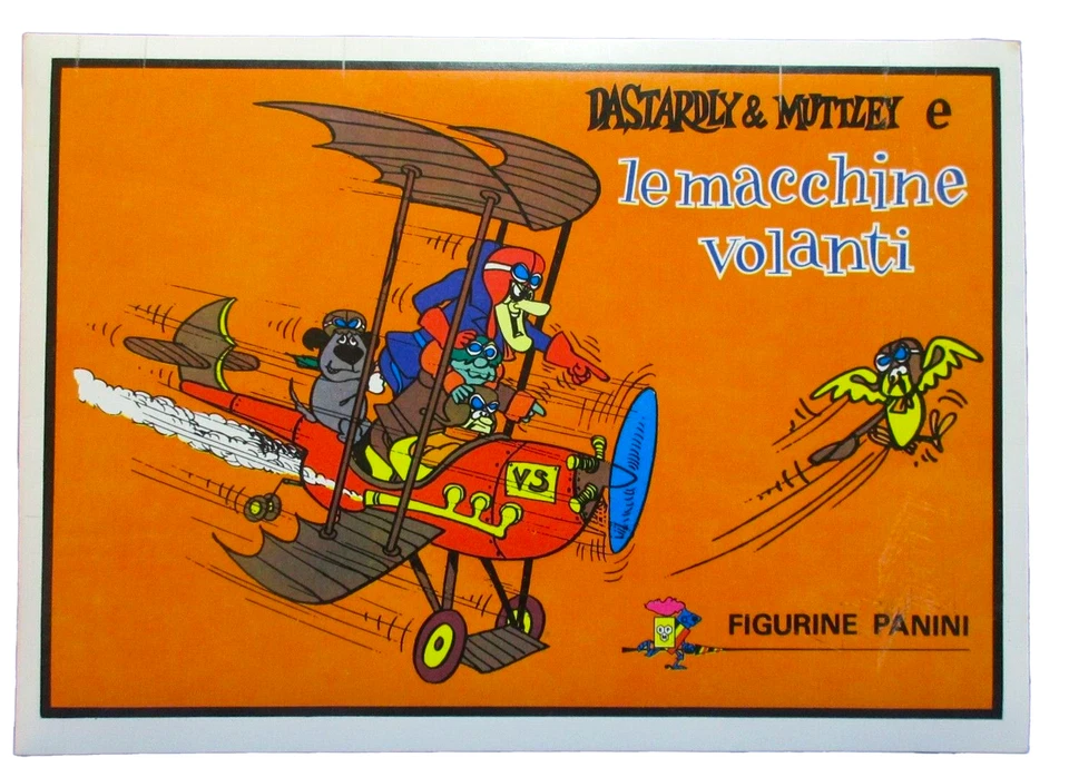 SCEGLI DA ELENCO - DASTARDLY & MUTTLEY LE MACCHINE VOLANTI Panini 1973 Figurina