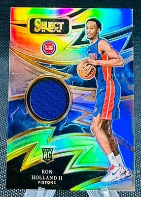 2024-25 Panini Select Sparks Materials Ron Holland II Rc Jersey Patch #SPK-HOL