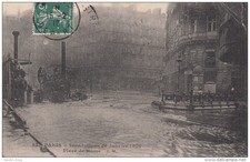 Postkarte - Paris Überschwemmungen vom Janua...