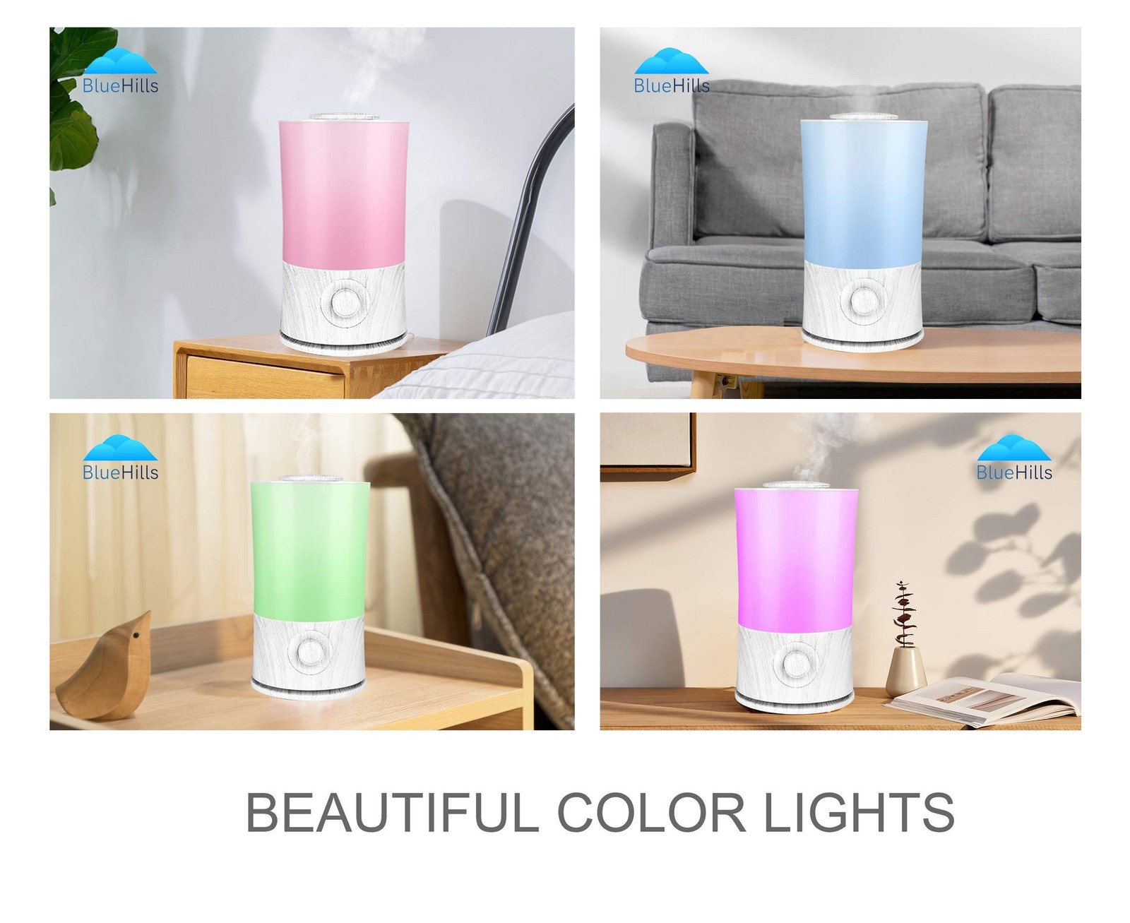 BlueHills Premium 2000 ML XL Large Essential Oil Diffuser Aromatherapy Humidi...