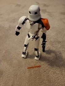 LEGO Star Wars Stormtrooper Commander Buildable Figure 9&frac14;" Complete USED NO BOX*