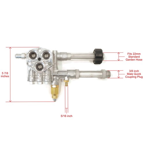 Annovi Reverberi Complete Pump Head with Unloader & Relief Valve, AR43061, 43061 - Picture 2 of 8