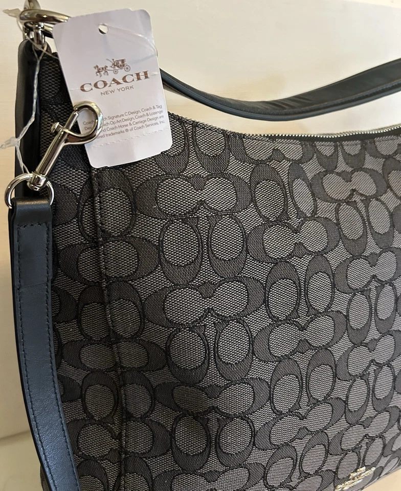 Bolso de Hombro Coach Celeste Signature Convertible Hobo Cartera: Venta al por menor 375 Foto 3 de 4