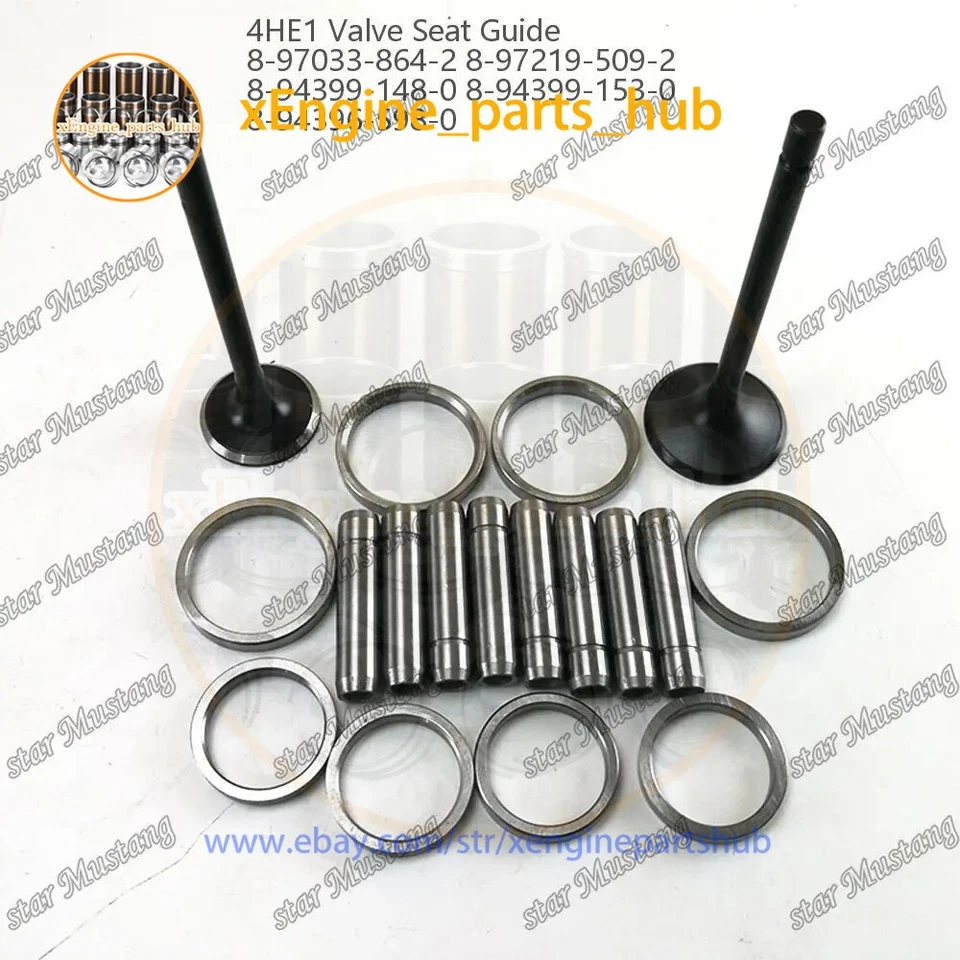 4HE1 Engine Valve Guide Seat 8-97219-509-2 8-94399-148-0 For Isuzu - Image 4 of 4