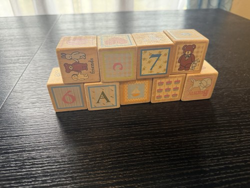 Kids Toy Blocks Letters And Pictures