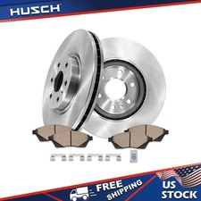 Front Brake Rotor Ceramic Pad For 2010 - 2012 2013 2014 2015 2016 Cadillac Srx