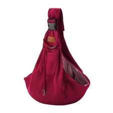 Small Dog Sling Cat Carrier Adjustable Strap Hands Free Reversible Pet Puppy ...