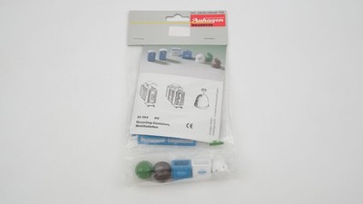 Auhagen H0 29593 Recycling-Container, Mobiltoiletten