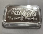 Coca-Cola® Vintage 1 oz .999 Fine Silver Struck Bar In Capsule