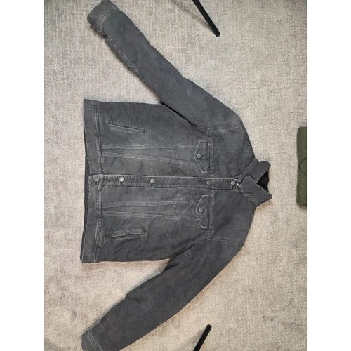 Old Navy Black Wash Sherpa Lined Denim Trucker Jacket Size XL video thumbnail