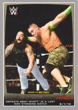 2015 Topps WWE Road to WrestleMania Silver Parallel Cards Pick from List