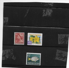 Lot timbre Australie Norfolk Island + 2 Cartes postale barriere corail aborigene