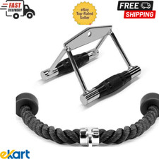 Yes4ALLTricep Press Down Cable Machine Attachment Set, LAT Pulldown Attachment