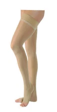 Jobst Ultrasheer 20-30 Thigh High Stockings w/ Silicone Dot Border - Natural
