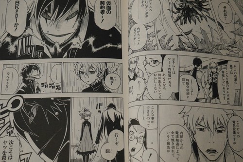 Yuji Iwahara manga: Darker than Black: Shikkoku no Hana 1~4 completo (danni) - Foto 13 di 21