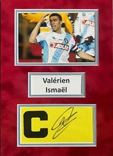 Valerien Ismael Signed Captains Armband A4 Mounted Display Football Autograph
