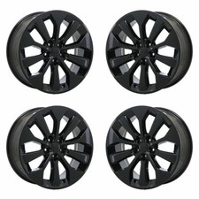 19 Jeep Cherokee Gloss Black Wheels Rims Factory Oem 9206 9249 2019-2022 Set 19 Jeep Cherokee Gloss Black Wheels Rims Factory Oem 9206 9249 2019-2022 Set
