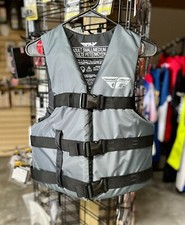 FLY RACING NYLON LIFE VEST CHARCOAL SM/MD
