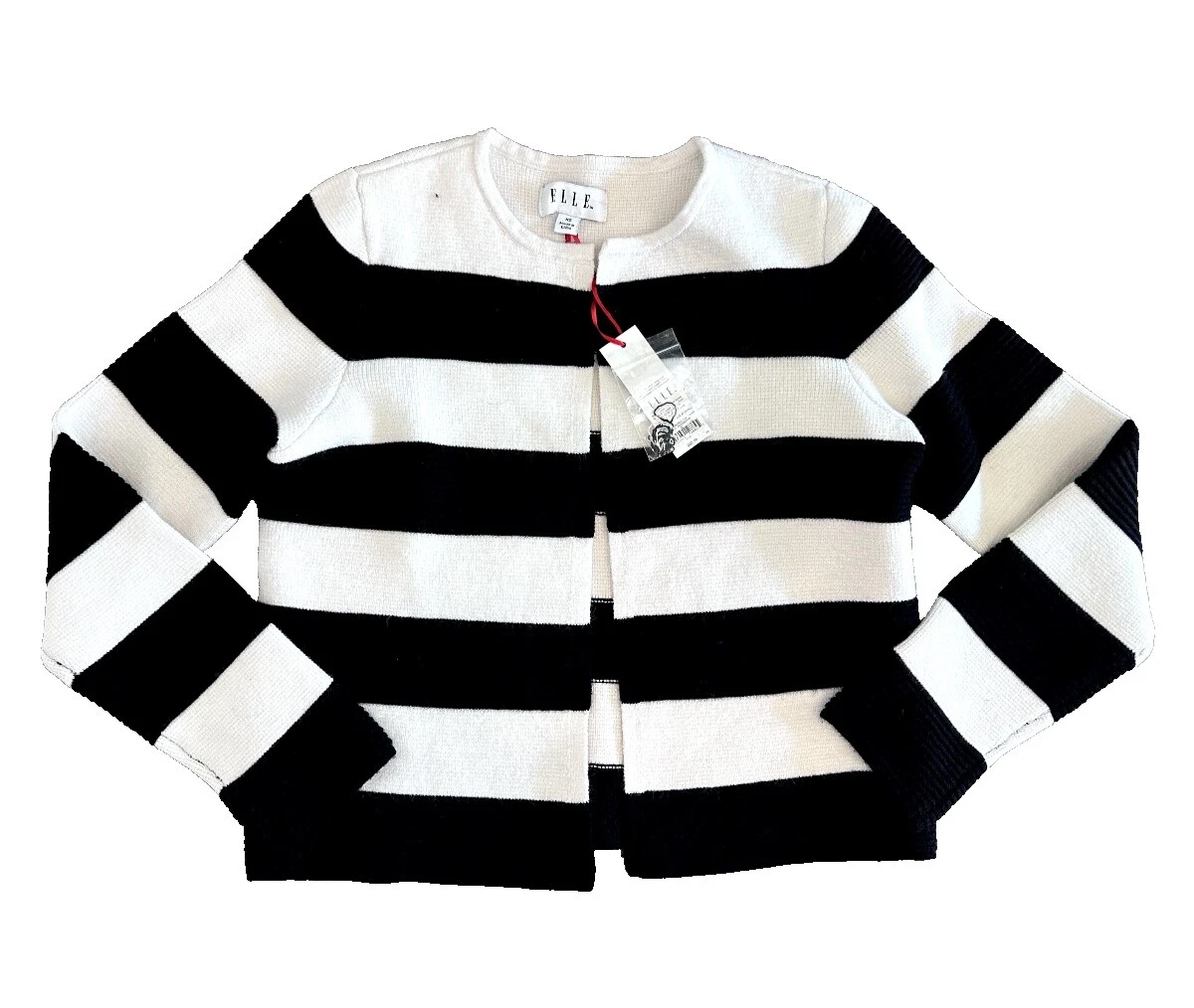 Long Sleeve Shrug Striped Sweaters for Women