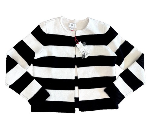233 Chico's Multicolored Stripe 3/4 Sleeve Open Shrug Sz 0 | eBay