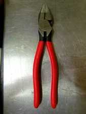 New Crescent 8" Linesman Pliers HD High Leverage Cushion Grip 1950-8" USA Made