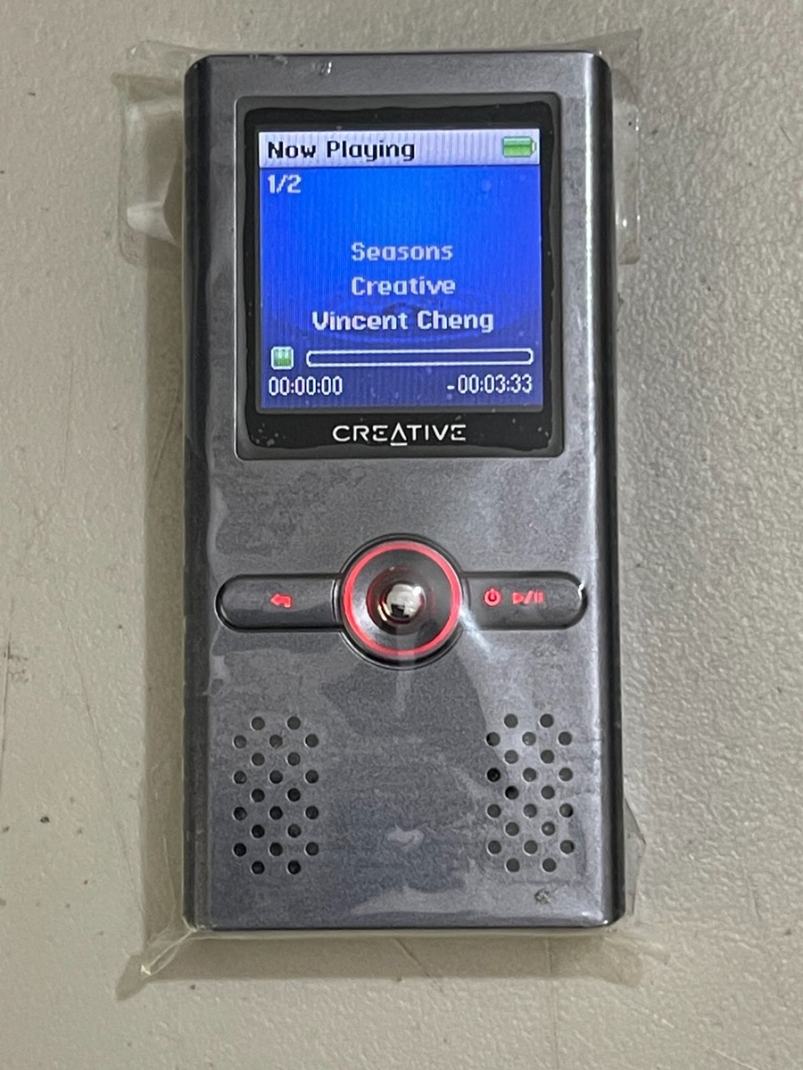 Creative Zen Wav 4GB FM Radio MP3 Med Player Voice Recorder eBook