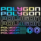 POLYGON - KIT Holographic Vinyl Decal Stickers Sheet Bike Frame Cycling Bicycle