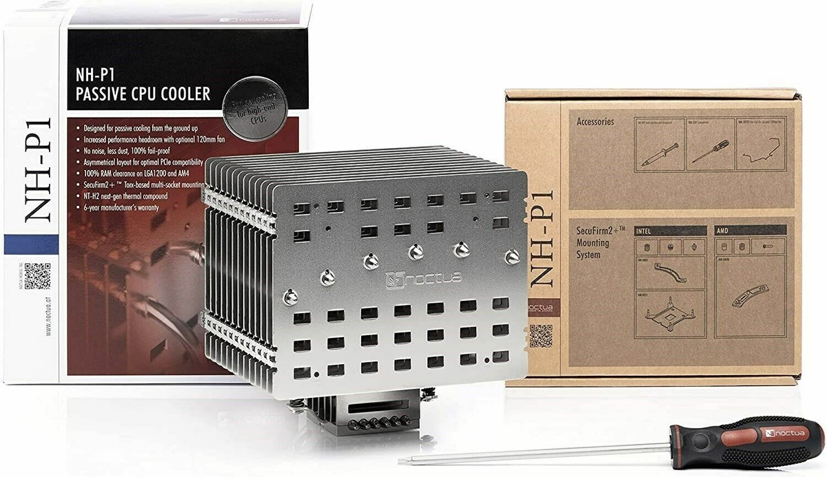 PC用ファン・クーラー Noctua NH-P1 PASSIVE CPU COOLER Noctua NH-P1 Passive Fanless Quiet CPU Cooler for Intel and AMD