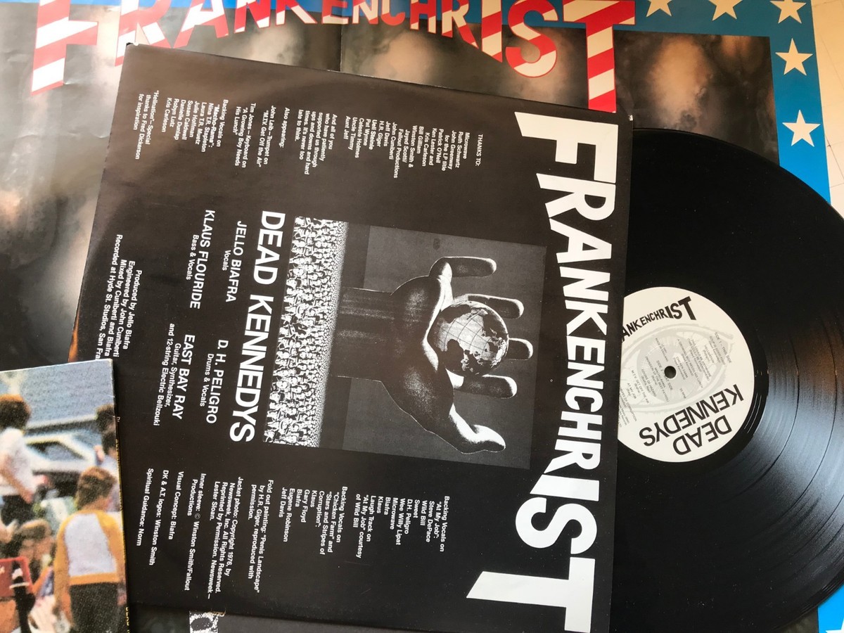 Dead Kennedys LP Frankenchrist w/BANNED POSTER +inrs uk '85 alt