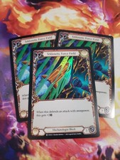 3x Teklonetic Force Field Red Foil Playset Bright Lights Flesh and Blood FAB