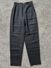 NWT New Women's Ann Taylor Black Wool Dress Pants Size 8