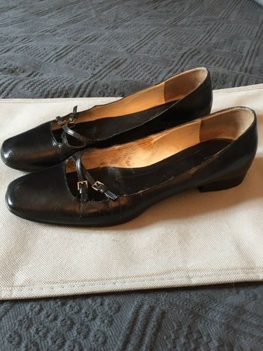 GUCCI BALLERINE PELLE NERA PIATTE ORIGINALI 38,5 EUR 8,5 B US | eBay