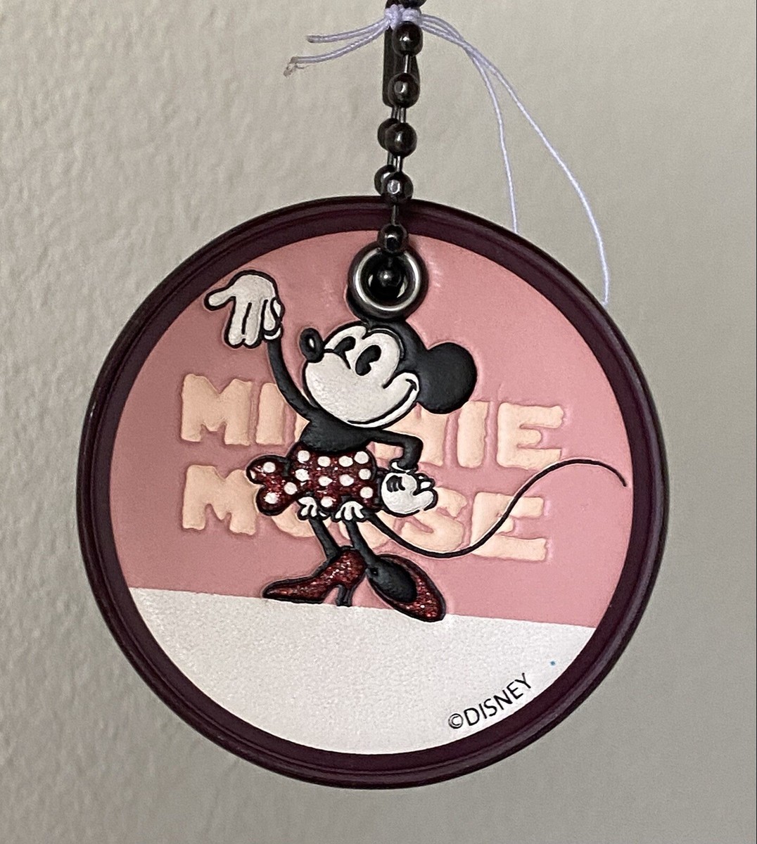 Coach ◆ Disney x Coach Boxed Minnie mouse hangtag Disney X Coach Miss Minnie Mouse Hangtag Leather Ltd Edition