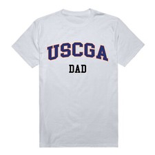 United States US Coast Guard Academy Bears USCGA Dad Father NCAA Cotton T Shirt