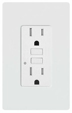 15A GFCI Outlet Receptacle Tamper Resistant ETL Listed, White GFI TR GFCI