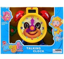 Electronic Learning Teach Time Clock Educational Toy For Kids