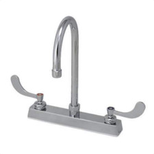 PROFLO PFX308 Commercial Widespread Bathroom / Wash Room Faucet, Chrome