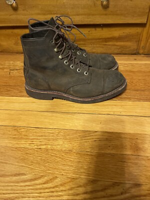 L.L. Bean Katahdin mens 12 M Brown Leather Soft Cap Toe Engineer Boots L.L. BEAN KATAHDIN ENGINEER BOOTS — Velour main image 3