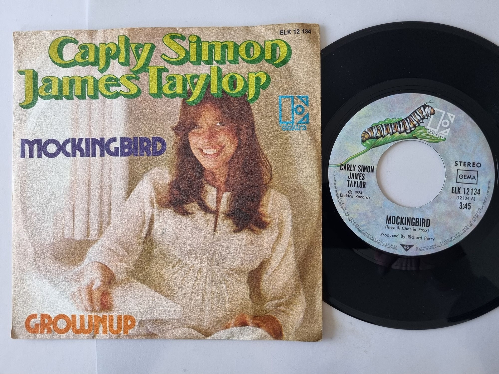 Carly Simon/ James Taylor - Mockingbird 7'' Vinyl Germany