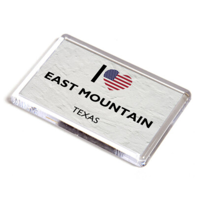 Kühlschrankmagnet - I Love East Mountain, Texas - USA