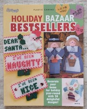 PLASTIC CANVAS HOLIDAY BAZAAR BESTSELLERS Pattern Leaflet 847510