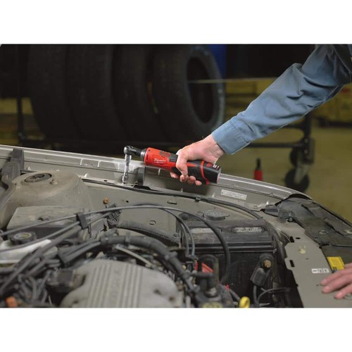 Milwaukee Hammer Drill + Impact Driver Kit 12V Li-Ion Cordless w/ 3/8" Ratchet - Picture 9 of 11