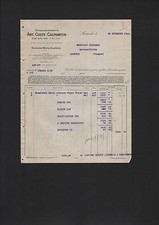 LACANCHE, Rechnung 1926, Etablissements Ant. Coste-Caumartin