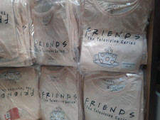 Job Lot Wholesale Girls FRIENDS Short PJS Characters 80 pieces