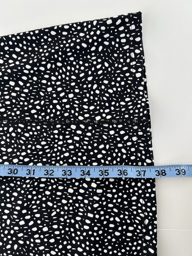 Title Nine Dress Womens XL Black White Speckled Dot Sayonara 3/4 Sleeve V-Neck - Bild 9 von 11