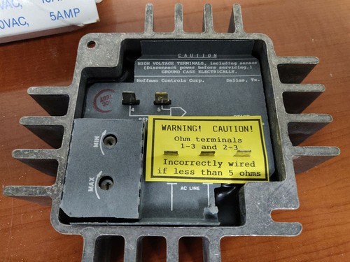 Hoffman Controls Solid State Head Pressure Control Model 820A 208VAC 10AMP - Picture 5 of 5