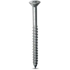 1/4 x 3-3/4" Phillips Flat Head Stainless Steel Concrete Screw Tapcon (25 pack)