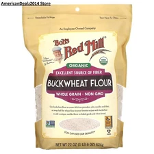 Bob's Red Mill Organic Buckwheat Flour 22 oz Pkg